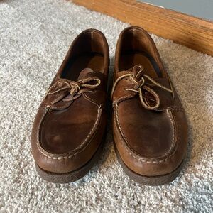 Men’s brown leather Sperry Boat Shoe